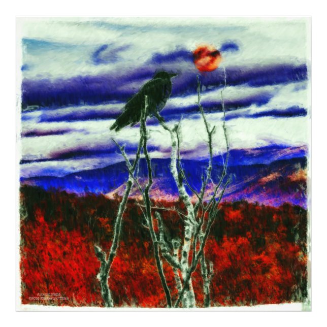 Impression Photo Nuit d'automne (Devant)