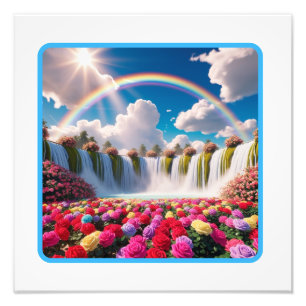Impression Photo Oasis de cascade enchanteresse