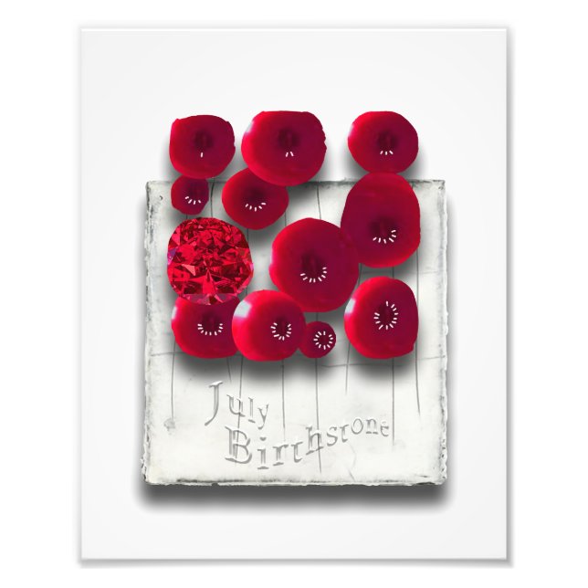 Impression Photo objet_4_variations sur le rubis (Devant)