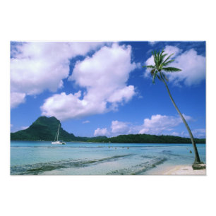 Impression Photo Océanie, Polynésie française, Tahiti. Vue de