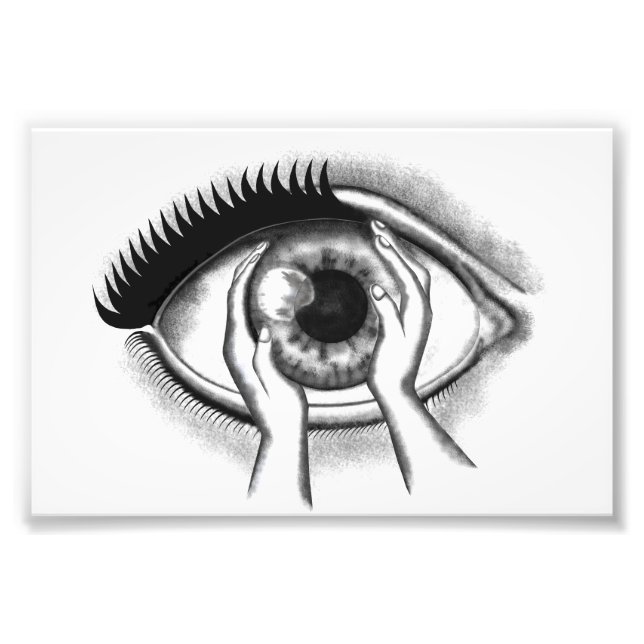 Impression Photo oeil droit - oeil droit (Devant)