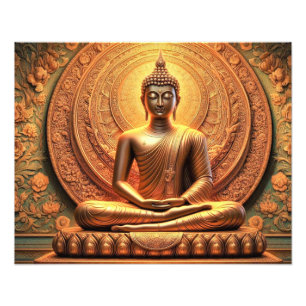 Impression Photo OEuvre spirituelle de Bouddha Gautam