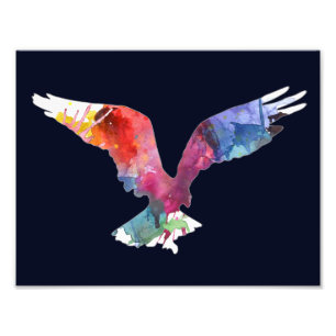 Impression Photo Oiseau d'animal d'esprit d'Eagle. Totem. Art