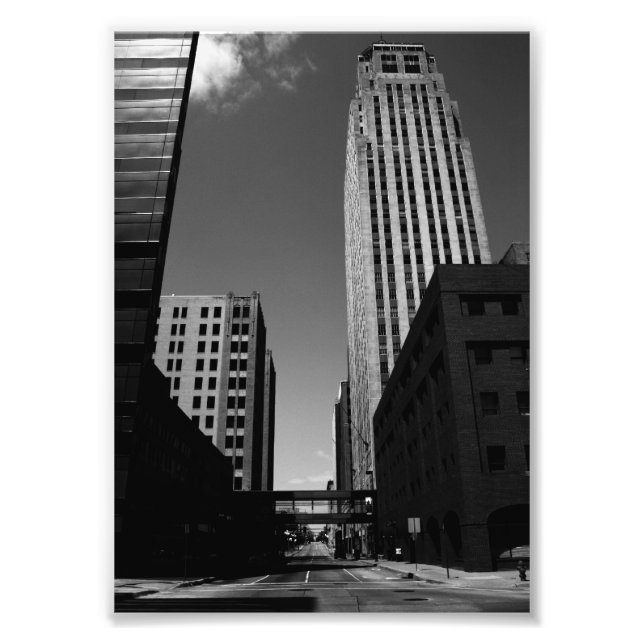 Impression Photo Oklahoma City Centre-ville abandonné (Devant)