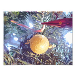 Impression Photo Ornements de vacances en hiver