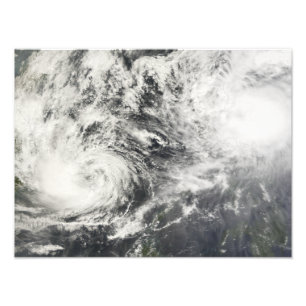 Impression Photo Ouragans Mitag et Hagibis
