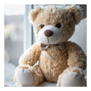 Impression Photo Ours en peluche assis confortablement