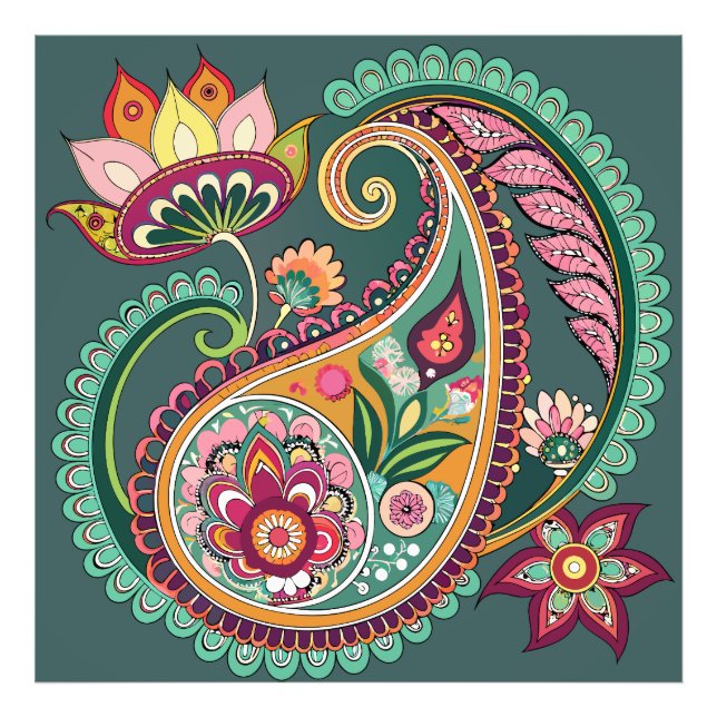 Impression Photo Paisley Patterning (Devant)