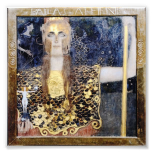 Impression Photo Pallas Athena par George Klimt et Gustav Klimt