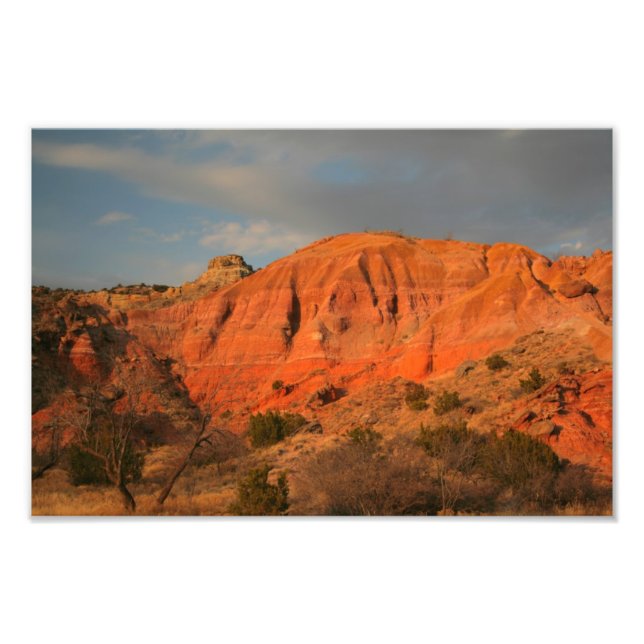 Impression Photo Palo Duro Canyon mur, Texas (Devant)