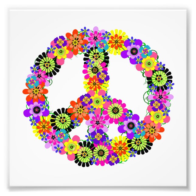 Impression Photo Panneau de paix (Devant)