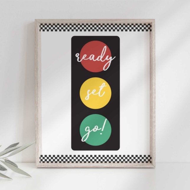 Impression Photo Panneau de voiture de la course de prêt (Créateur téléchargé)