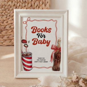 Impression Photo Panneau Livres pour Bébé Elle est Prête à Accouche