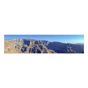 Impression Photo Panoramique de Jebel Shams - Sultanat d'Oman