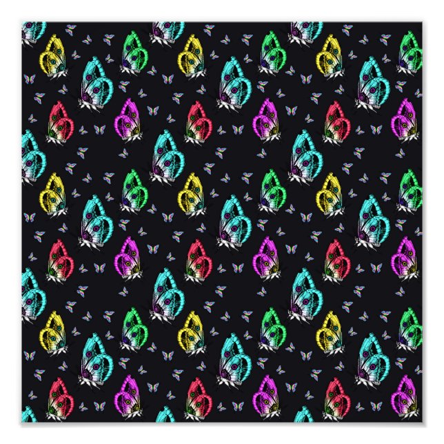 Impression Photo Papillon coloré (Devant)