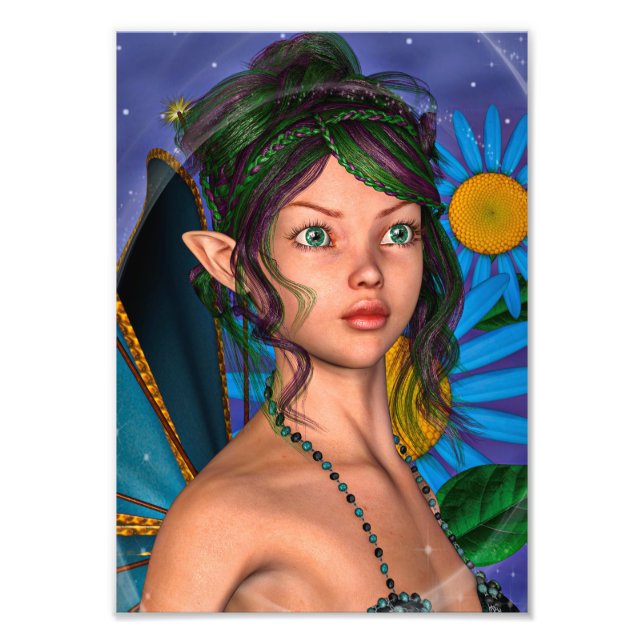 Impression Photo Papillon de fée (Devant)