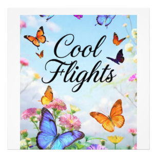 Impression Photo Papillons Cool Flights