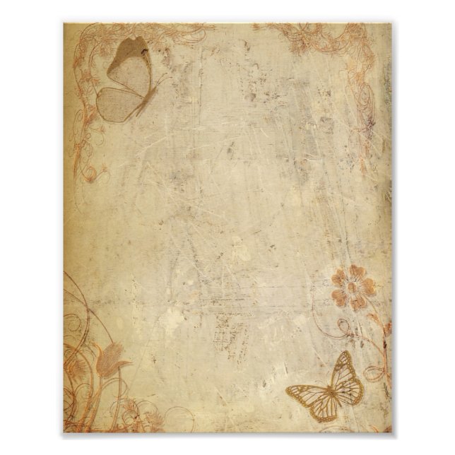 Impression Photo Papillons vintages (Devant)