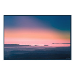 Impression Photo Parc national de Hot Springs Pink Sunrise, Arkansa