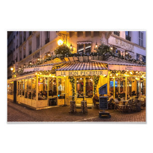 Impression Photo Paris Café - Le Bon Pecheur -