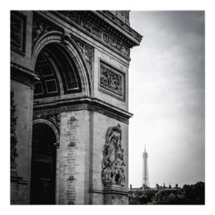 Impression Photo Paris Noir & Blanc