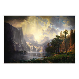 Impression Photo Parmi la Sierra Nevada par Albert Bierstadt