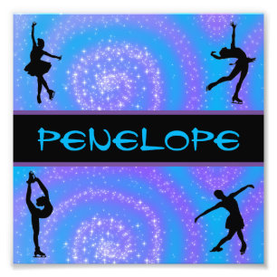 Impression Photo Patinage artistique pour filles Personnalisé