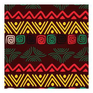 Impression Photo Patrón africano