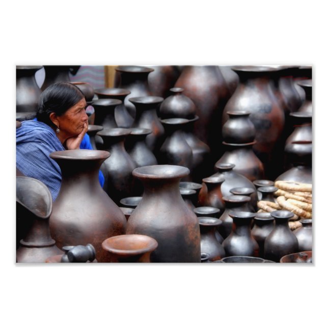 Impression Photo Patzcuaro Mercado - Dia de los Muertos (Devant)