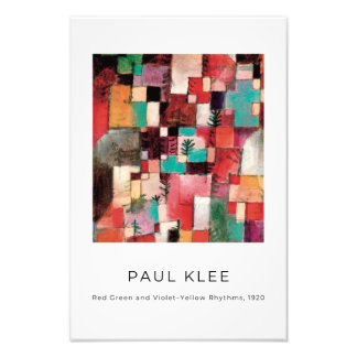 Impression Photo Paul Klee, Art Abstrait moderne coloré