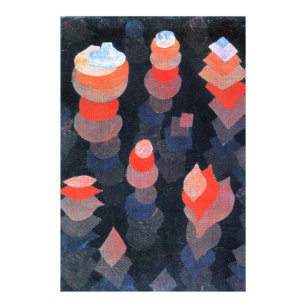 Impression Photo Paul Klee - Croissance des Plantes de nuit