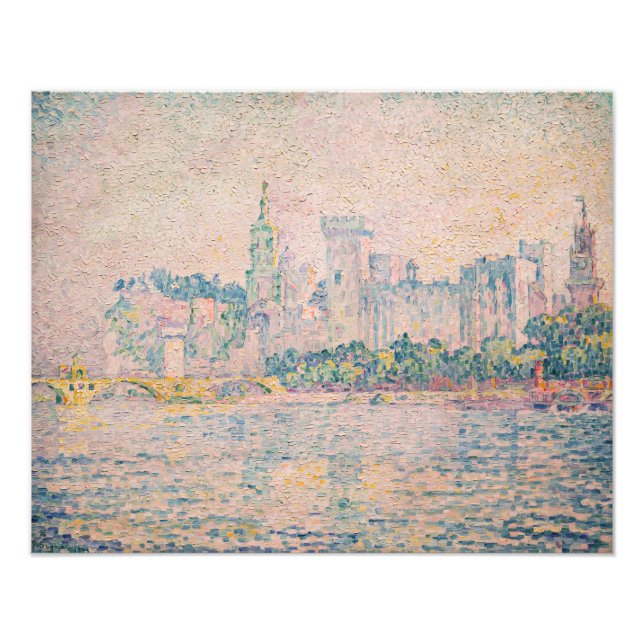 Impression Photo Paul Signac - Avignon, matin (Devant)