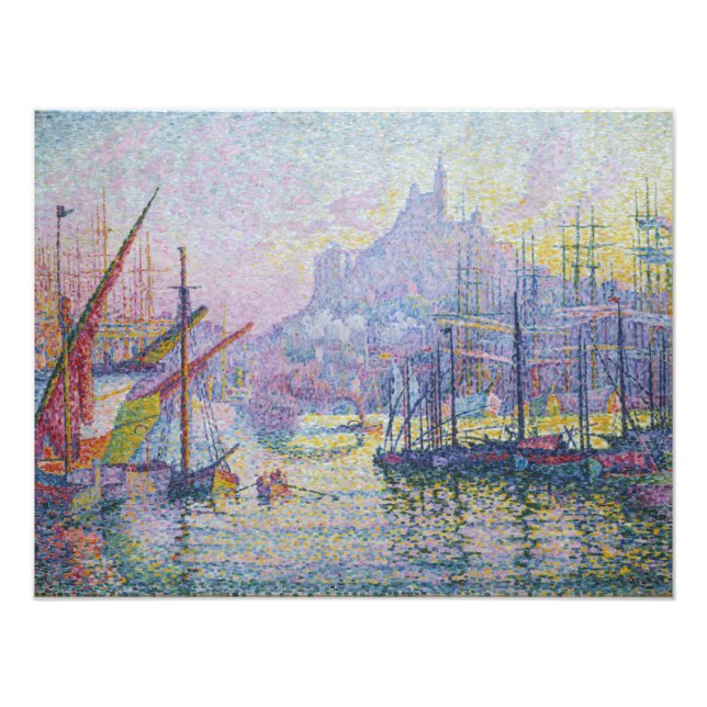 Impression Photo Paul Signac - Notre-Dame de la Garde, Marseille (Devant)