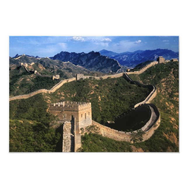 Impression Photo Paysage de la Grande Muraille, Jinshanling, Chine (Devant)