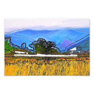 IMPRESSION PHOTO PAYSAGE DE LA MONTAGNE