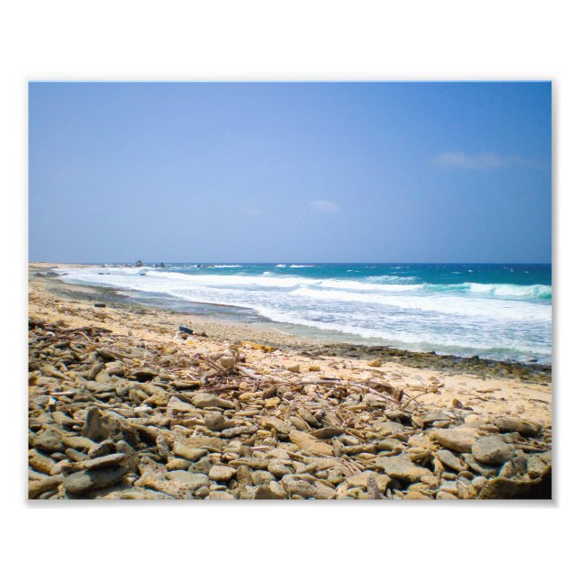 Impression Photo Paysage de plage tropical, oeuvres d'art de plage  (Devant)
