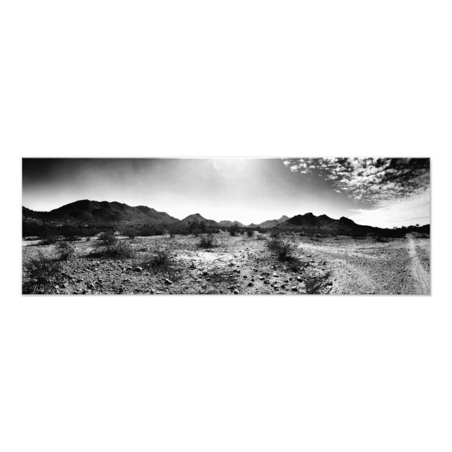 Impression Photo Paysage du désert de l'Arizona (Devant)