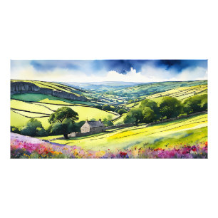 Impression Photo Paysage étendu "Stonedale" Yorkshire Dales Scène
