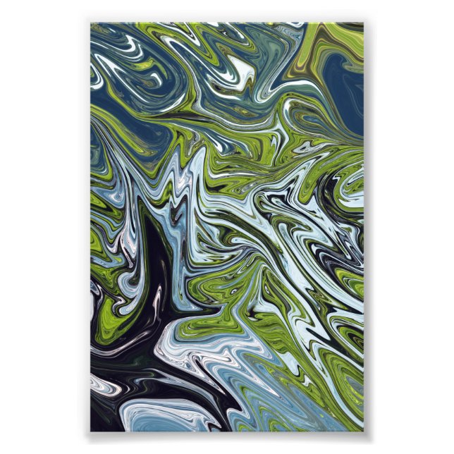 Impression Photo Paysage peinture Abstraite | Meilleur art (Devant)