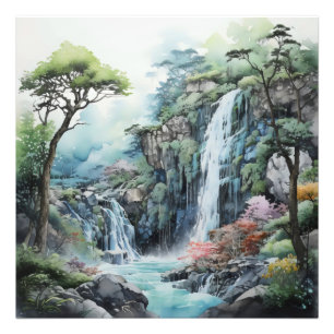 Impression Photo Paysage Vert Nature Asie