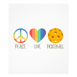 Impression Photo Peace Love Pickleball