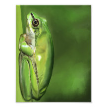Peinture à l'huile de grenouille-1