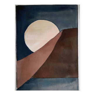 Impression Photo Peinture artistique abstraite d'aquarelle