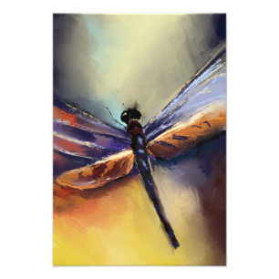 Impression Photo Peinture de libellules