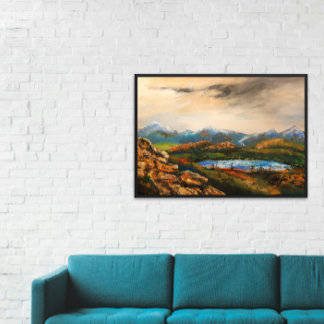 Impression Photo Peinture de paysage "Rocky Heights"