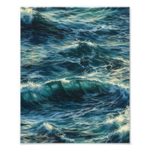 Peinture des poussées de mer