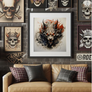 Impression Photo Peinture Hellish Beast Enk