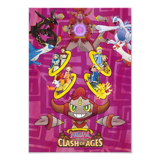 Impression Photo Pelicula de hoopa POKEMON (Devant)