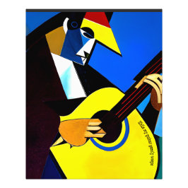 Impression Photo Pendant que ma guitare pleure doucement le guitari