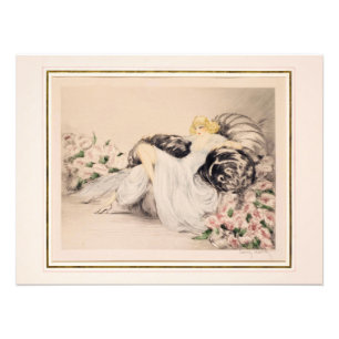 Impression Photo Peonies, 1935 par Louis Icart